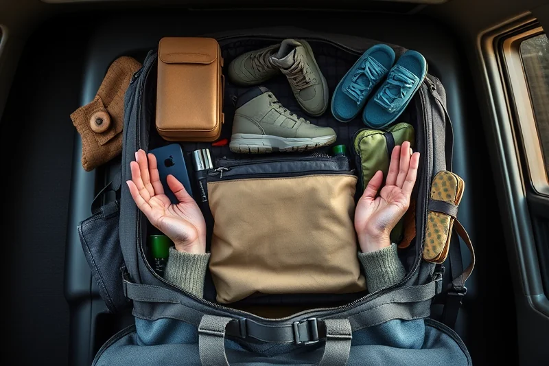 road-trip packing seasonal examples — Road-trip Packing Seasonal Examples (the finished result)