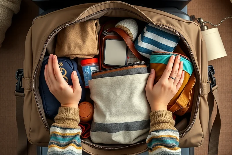 road trip packing with kids family tips — Road Trip Packing With Kids Family Tips (the finished result)