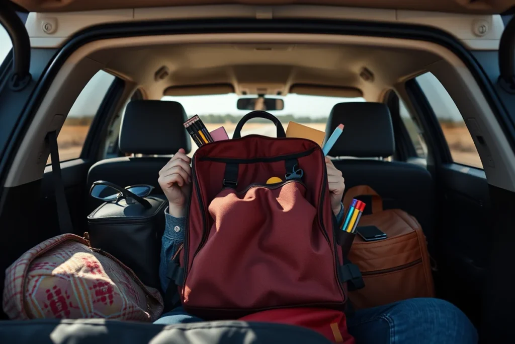Backpack With School Supplies