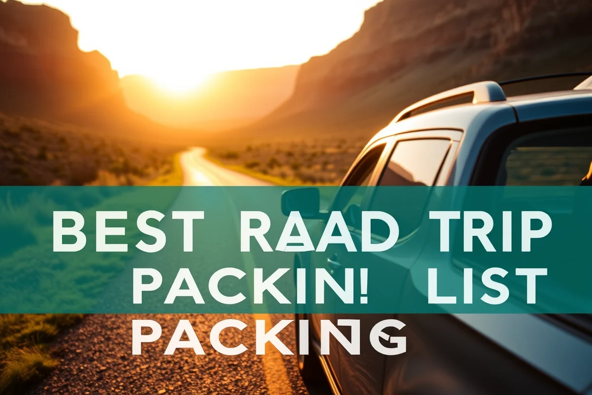 best road trip packing list β Best Road Trip Packing List
