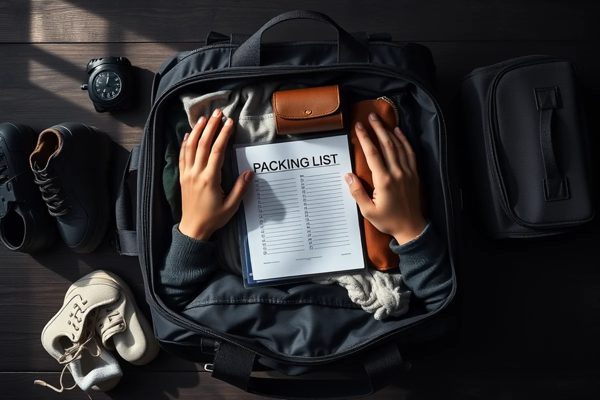 packing list template — Packing List Template (the finished result)