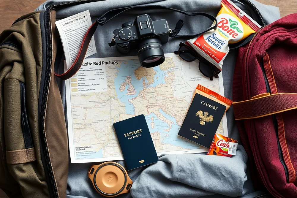 beginner road-trip packing — Beginner Road-trip Packing (the finished result)